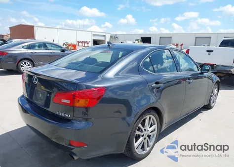 2008 Lexus Is 250 from USA, damaged, VIN JTHBK262985068513